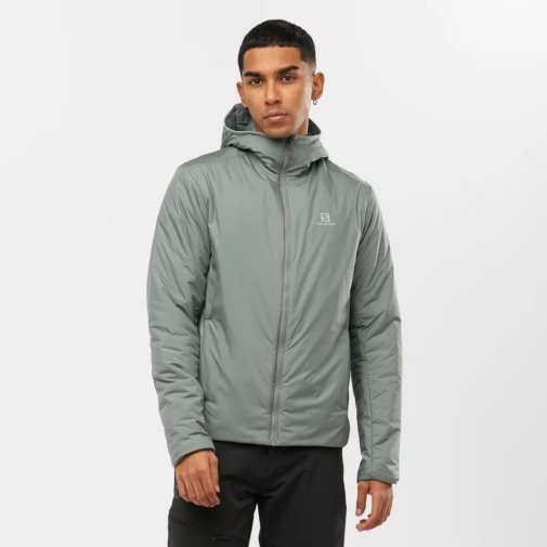 Grey Salomon Outrack Men's Insulated Jackets | IE VZ9867